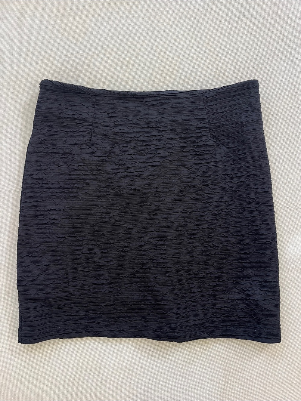 Forever 21 Black Textured Mini Skirt